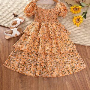 Women’s floral bohemian off shoulder dress small